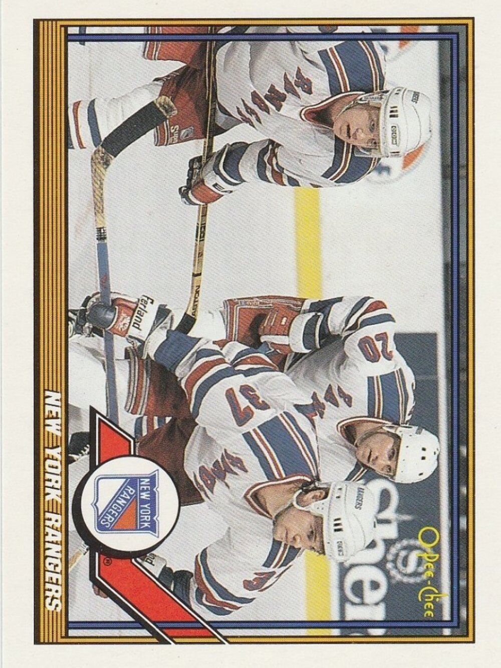 New York Rangers Final Standings 1990-91